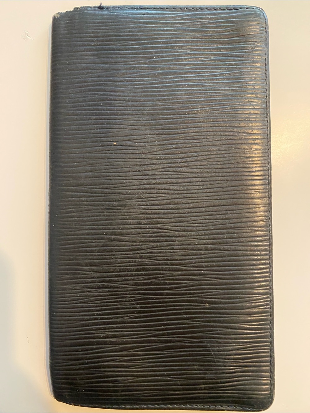 Louis Vuitton Black Epi Leather Card Holder